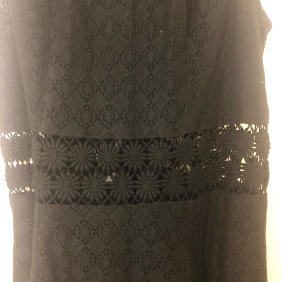 Free People black floral lace dress. - Picture 5 of 5